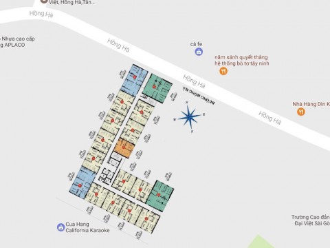 Orchard Garden apartment for rent in Hong Ha St, Phu Nhuan District, HCMC